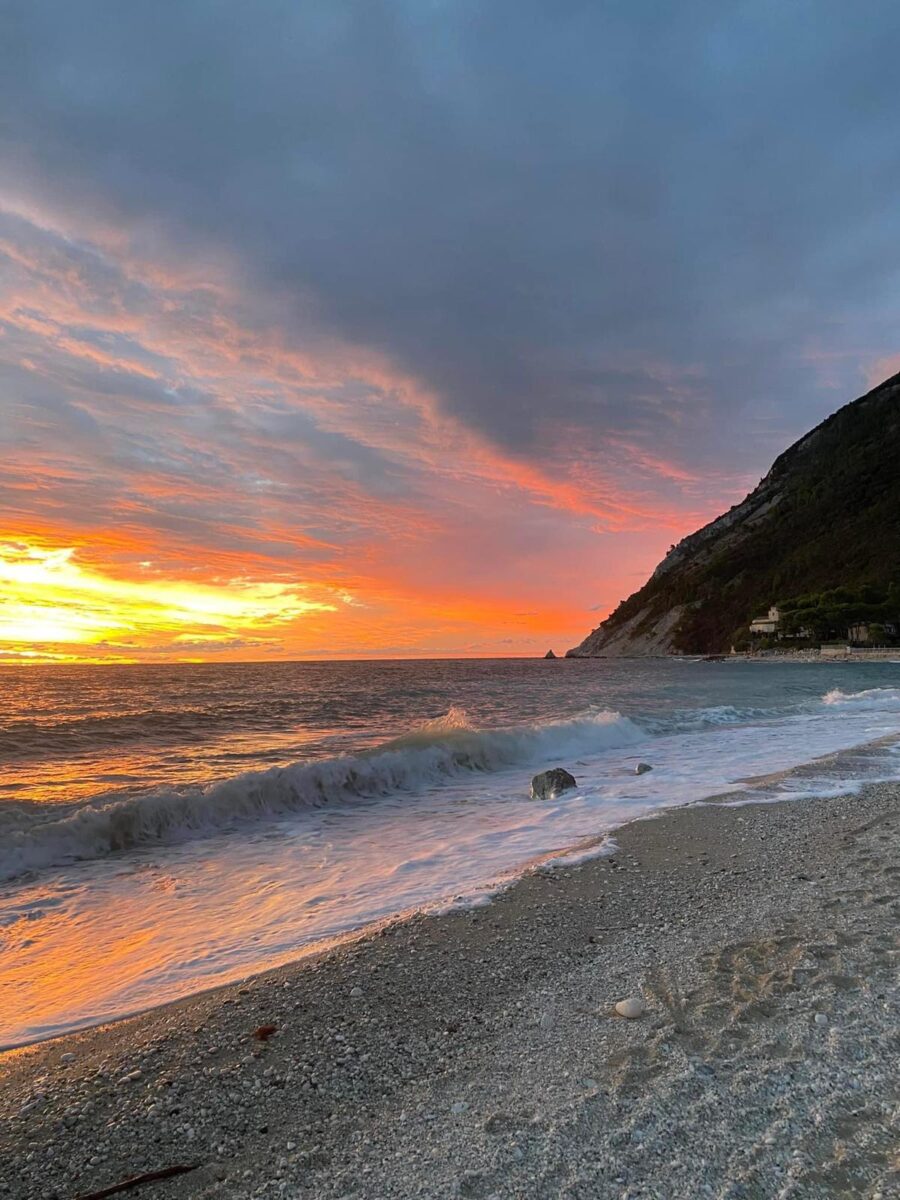 Una delle spiagge di Portonovo, La Capannina
